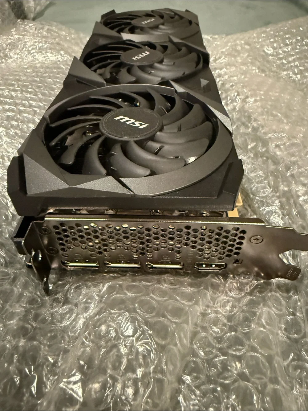 MSI Black Graphics Card Backplate with Silver Dragon Accent